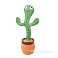 Talking chantant musique danse cactus en peluche